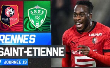 Résumé match Rennes-ASSE Saint-Étienne. Gouiri Kalimuendo et Blas les buts buts - 2024 - 2025